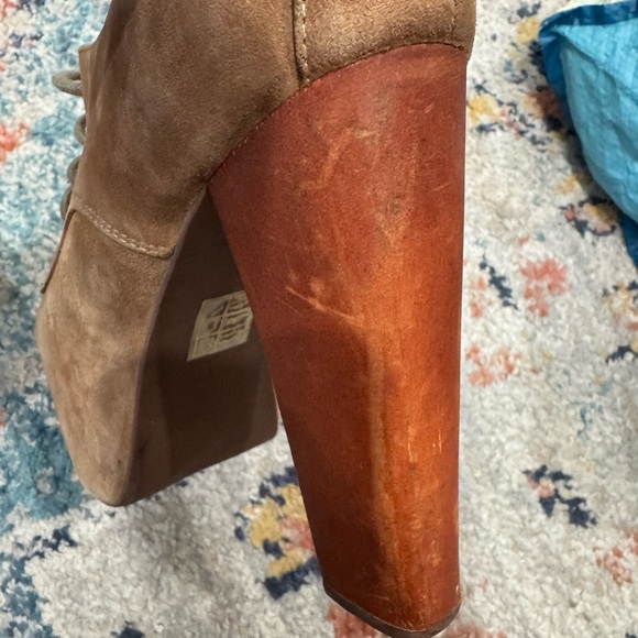 Jeffrey Campbell Havana Last Brown Suede Heeled Shoes - Picture 6 of 7